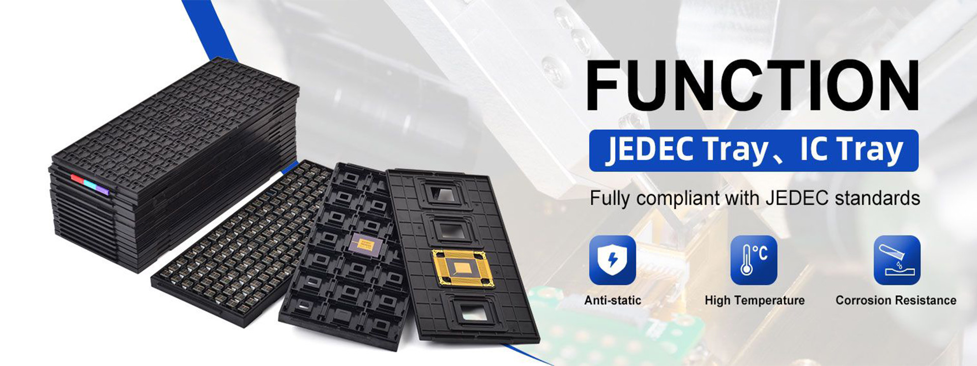 KWALITEIT De Dienbladen van JEDECic Fabriek