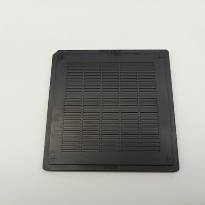 kopen De Zwarte 4 Duimesd van de wafeltjematrijs Spaanders van Tray For Micro IC van het Wafelpak online manufacture