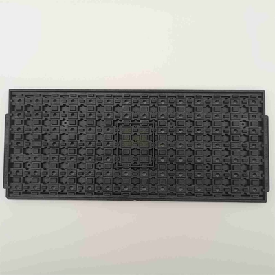 kopen PES Norm van Tray With ISO 9001 van de Rechthoek de Zwarte JEDEC Matrijs online manufacture