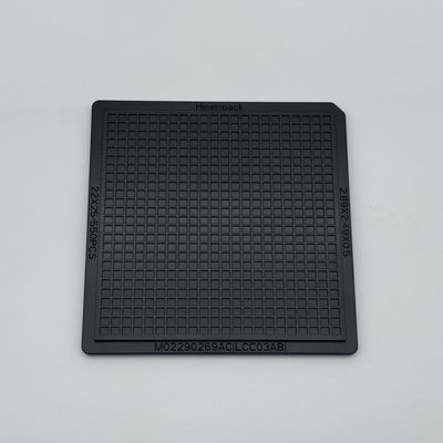 kopen 4 Inch Zwart ABS Wafel Pack Vierkante IC Chip Tray Met Opslag- en Beschermingsfunctie online manufacture