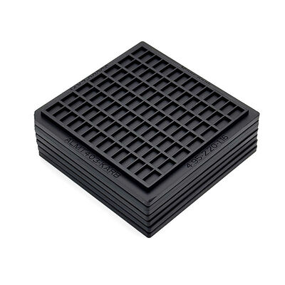 kopen Stapelbare 2x2 inch wafelverpakking chipbakjes met veilige deksel en clipsysteem online vervaardiging