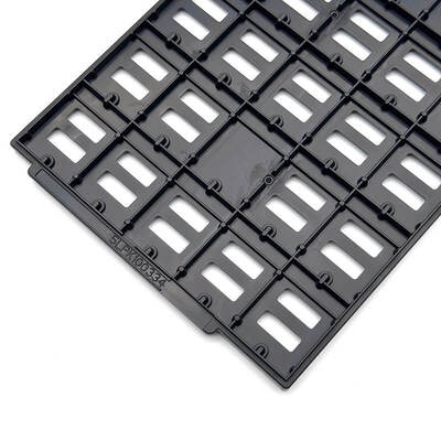 kopen Herbruikbare stapelbare JEDEC-tray met ESD-bescherming voor opslag en transport van halfgeleider-IC's online vervaardiging