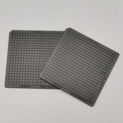 Goede prijs. ROHS Black Stable Flatness PC 2 inch en 4 inch Waffle Pack Chip Trays voor elektronische matrijzen online