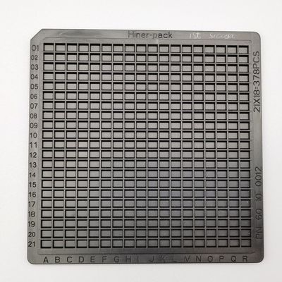 kopen Injectievorming Wafelbak Verpakking Zwart ESD Stapelbaar online manufacture