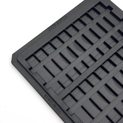 Goede prijs. Precision Molded Conductive PC Waffle Pack Chip Tray voor de opslag van halfgeleiders online