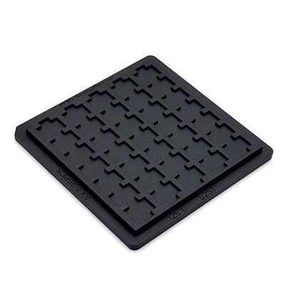 Goede prijs. Antistatische Hoge Temperatuur Kruis-Sleuf Wafel Verpakking Trays voor Halfgeleider IC Chips online