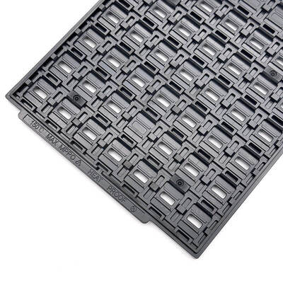 Goede prijs. 150°C Hittebestendige MPPO JEDEC IC Tray met Aanpasbare Caviteiten voor Halfgeleiderverpakking online