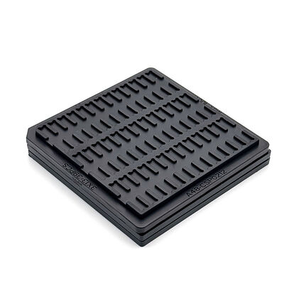 Goede prijs. Herbruikbare ESD-veilige wafelbakjes met aanpasbare holteafmetingen voor bescherming van halfgeleider-IC's online