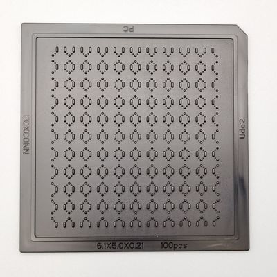 OEM Opnieuw te gebruiken Anti Zure ESD Plastic Dienbladen Kleine Grootte Lichtgewicht